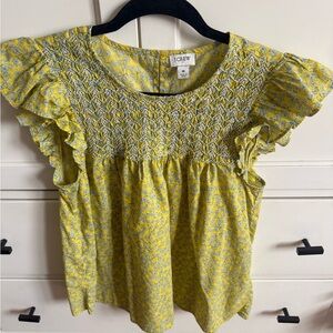 J. Crew Pintuck Top